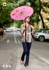 Star Light Vol 2 By Kadlee Rayon Printed Ladies Shirt Exporters In India